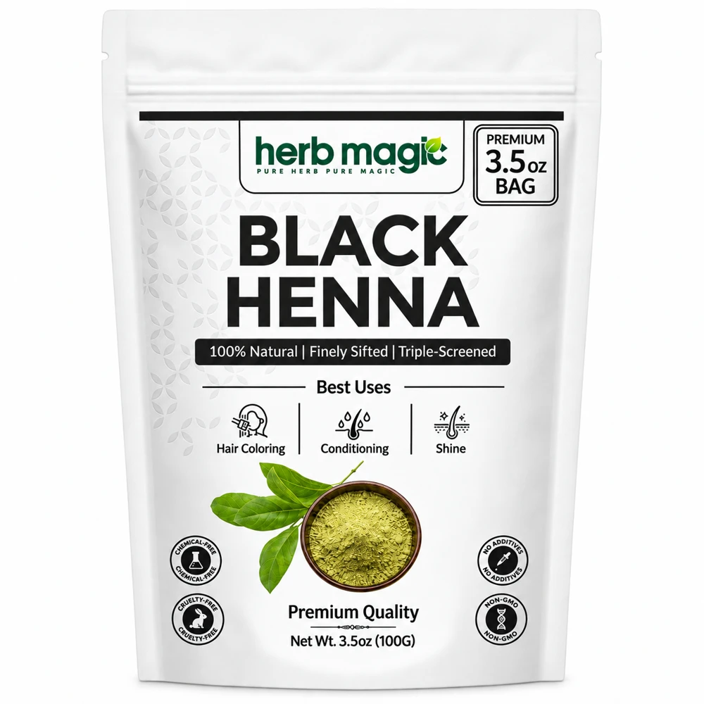 Herb Magic Black Henna, 3.5 oz / 100 g