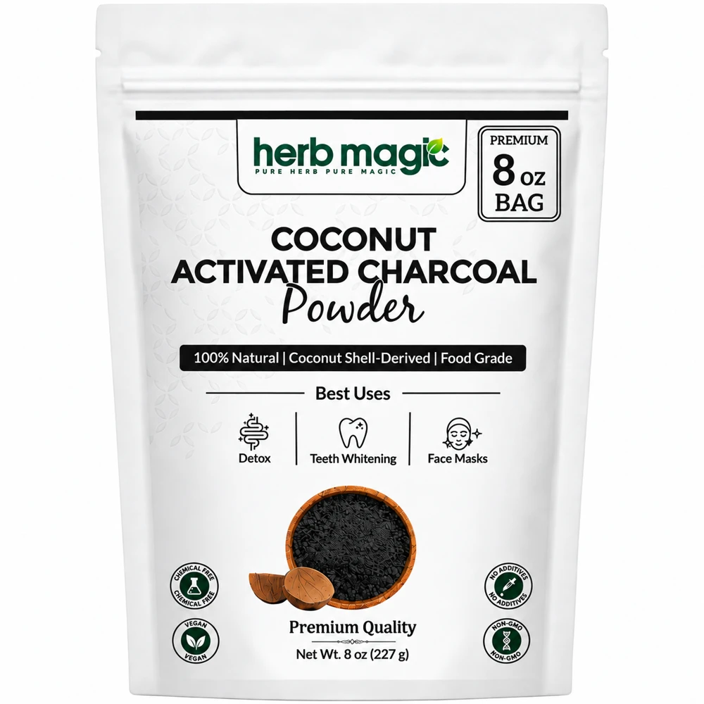 Herb Magic Activated Charcoal, 8 oz / 227 g