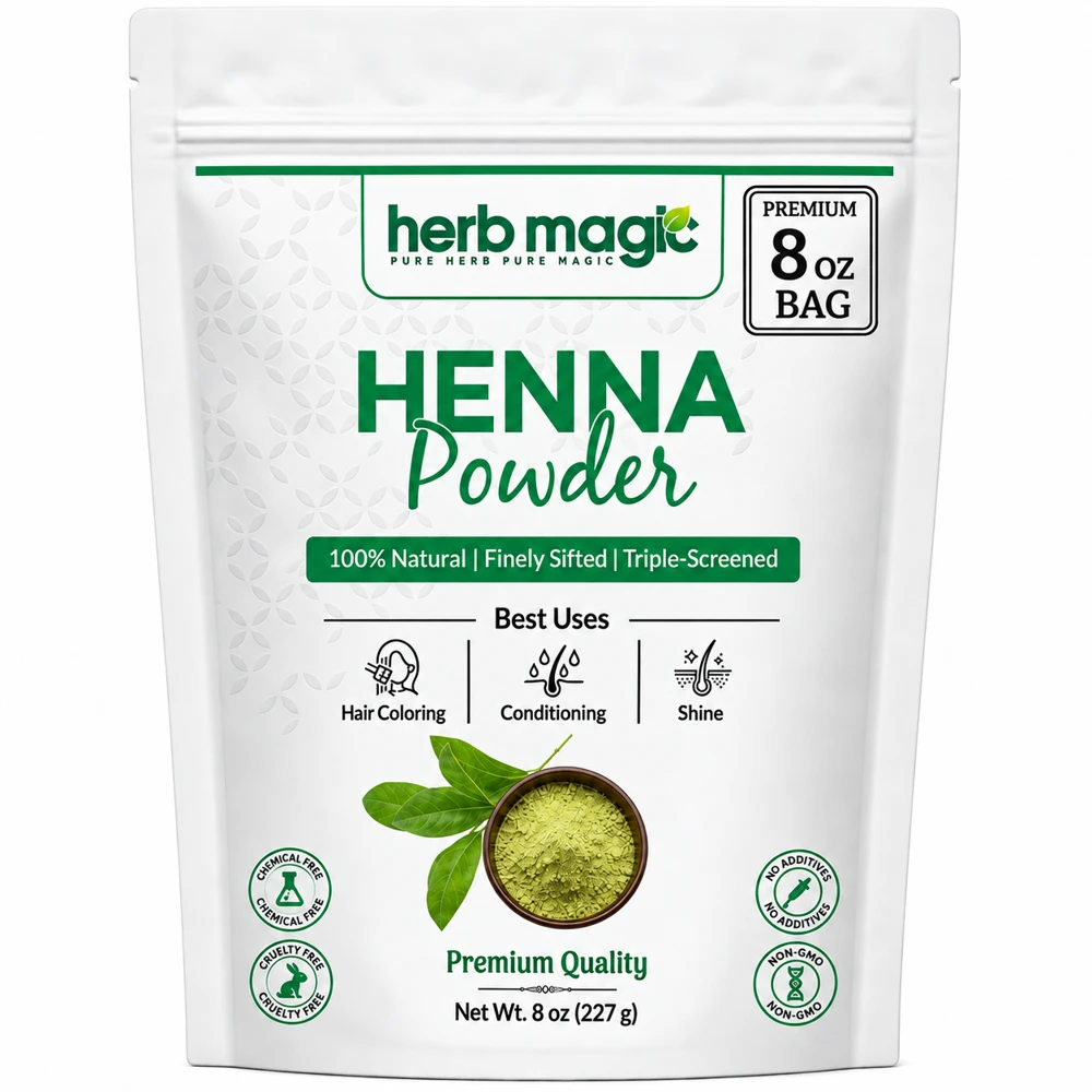Herb Magic Henna Powder, 8 oz / 227 g